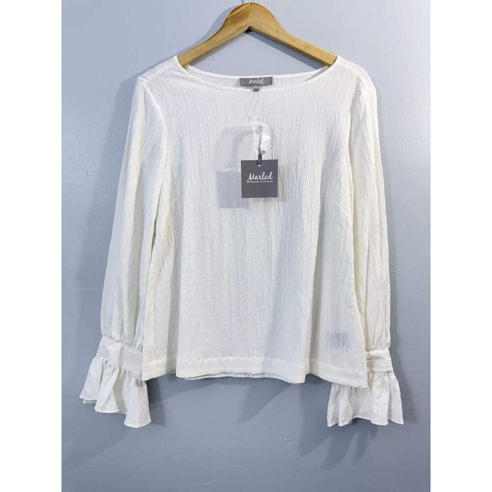 Marled Ivory women’s blouse size L